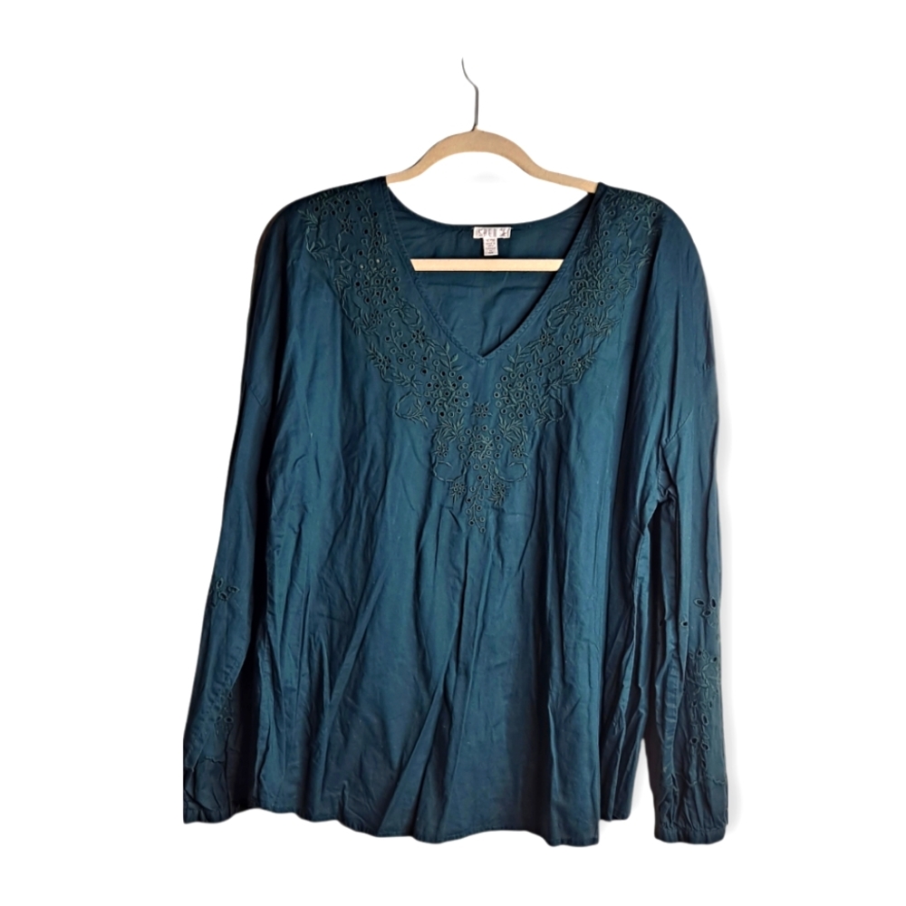Spense blouse long sleeve size 1X